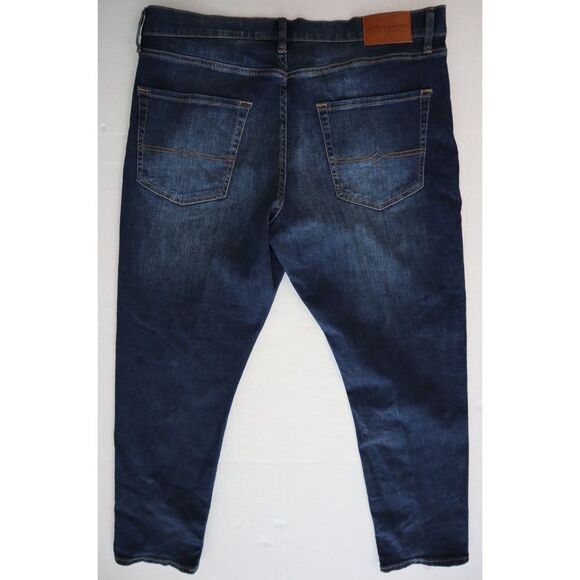Lucky Brand 7MP10522 Men's Sz 36x30 Dark Blue 412 Athletic Slim Fit Denim Jeans - Picture 2 of 10